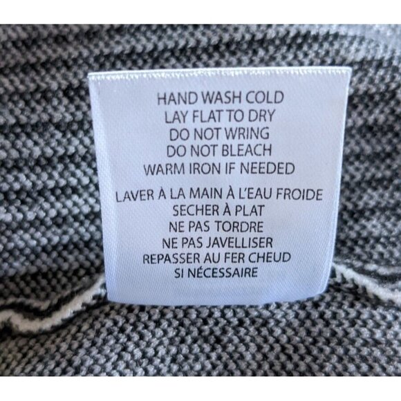 Belldini Women Houngstooth Cardigan Coat Open Front Above Knee Hooded Knit SizeL - Picture 13 of 14